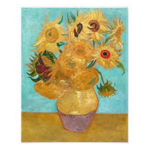 Foto Vaso com Doze Girassóis   Van Gogh  