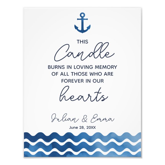 Foto vela queima a placa de casamento, casamento amoros (Frente)