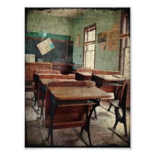 Foto Velha escola, uma escola de uma sala dentro da
