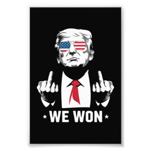 Foto Vencedor Trump Nós Ganhamos Dia da Inauguração 47º