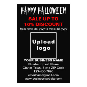 Foto Venda de Halloween de Negócios em Papel Fotográfic