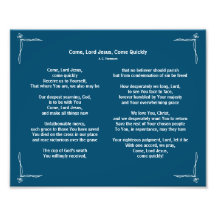 Venha Lorde Jesus Poem