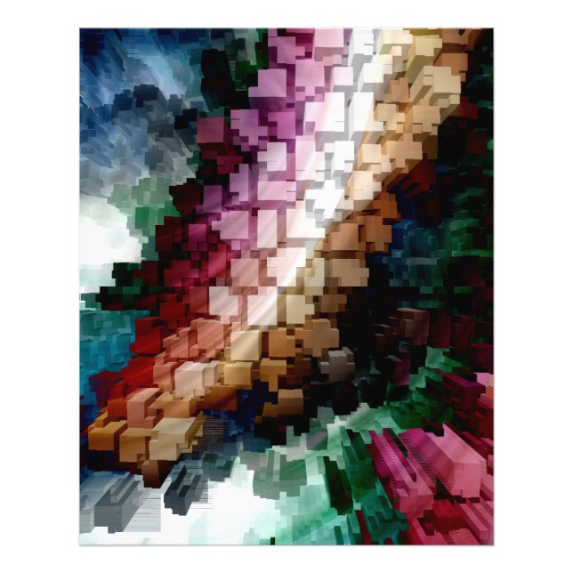 Foto Vento Escuro Cubo Centrado (Frente)