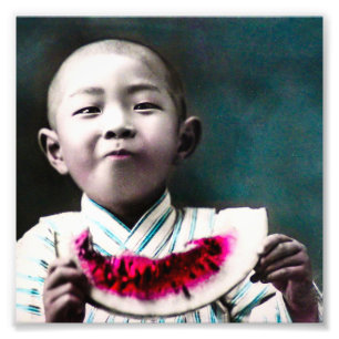 Foto Verão no Japão Antigo Vintage Watermelon