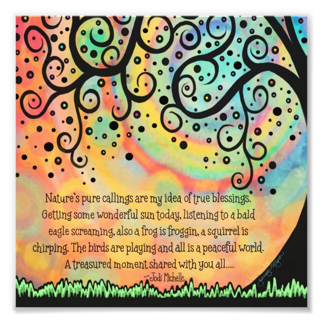 Foto "Verdadeiras Bênçãos" (Frente)