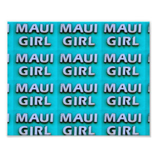 Foto verde de maui da menina
