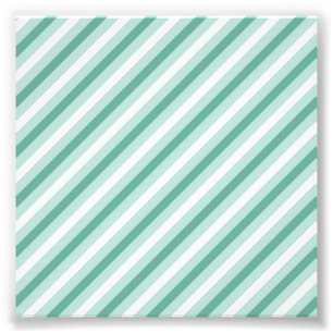 Foto Verde Menta Branco Fleur De Lis Pastel Delicado
