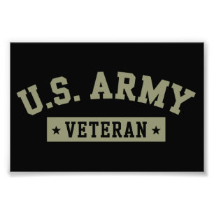 Foto Veterano do Exército dos EUA Bandeira Americana da