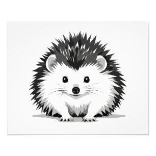 Foto Vetor de Hedgehog Arte Gráfica Retrato Espírito An