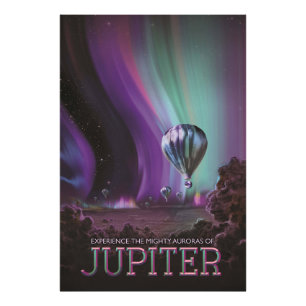 Foto Viagem de Júpiter por Auroras Pesadas do Balão de