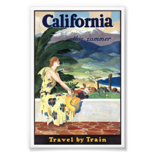Foto Viagem de Verão Vintage California por Train Post