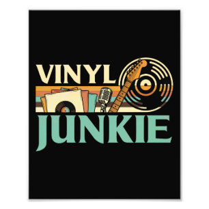 Foto Viciado em Vinil Discos LP Prato de DJ Música Cole