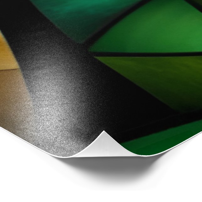 Foto Vidro de Abstrato moderno (Borda)