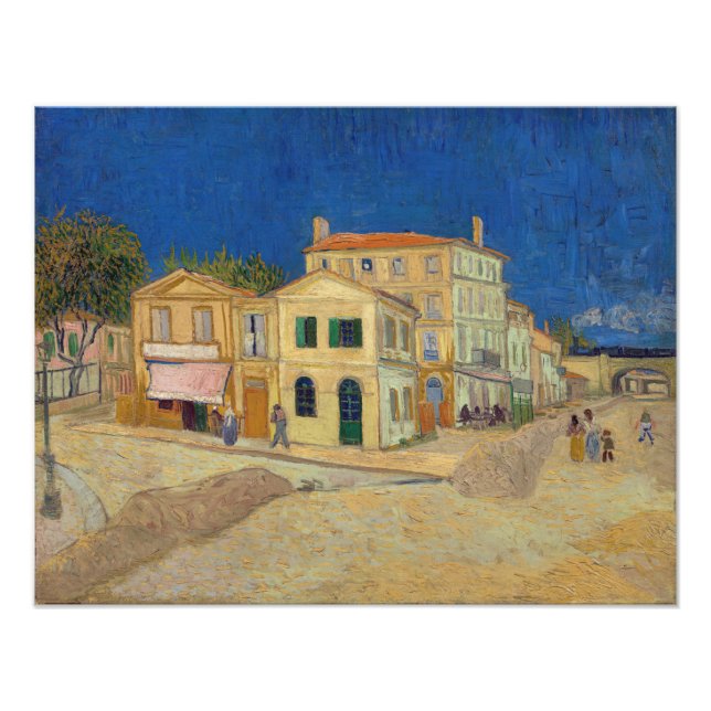 Foto Vincent van Gogh - A Casa Amarela / A Rua (Frente)