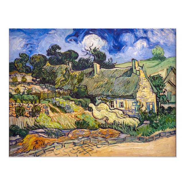 Foto Vincent Van Gogh - Cabanas de Cordeville (Frente)