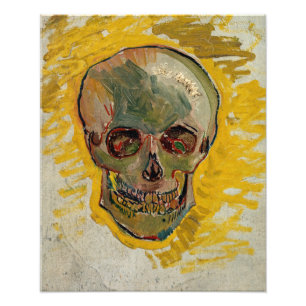 Foto Vincent van Gogh - Crânio 1887 #2