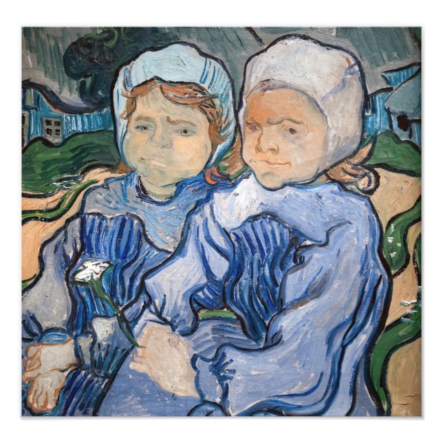 Foto Vincent van Gogh - Duas Meninas (Frente)