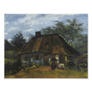 Foto Vincent van Gogh - Farmhouse em Nuenen