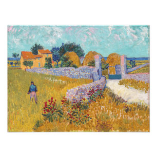 Foto Vincent van Gogh - Farmhouse in Provence