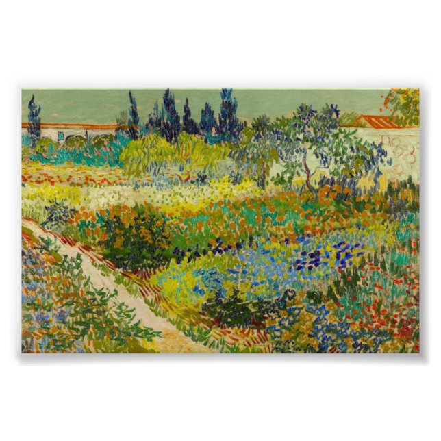 Foto Vincent Van Gogh Garden em Arles (Frente)