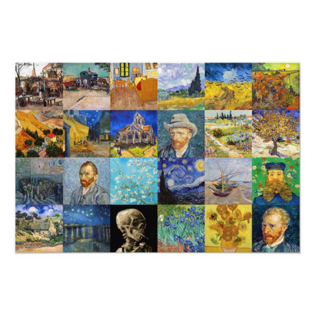 Foto Vincent van Gogh - Masterworks Mosaic Patchwork (Frente)