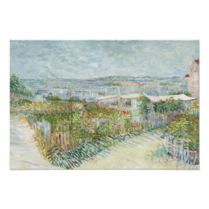 Foto Vincent van Gogh - Montmartre: Por trás do Moulin