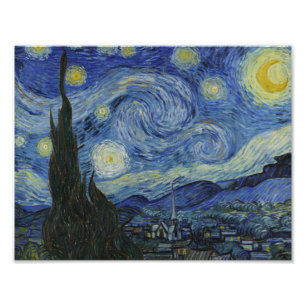 Foto Vincent van Gogh - Noite Estrelada