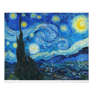Foto Vincent Van Gogh - Noite Estrelada