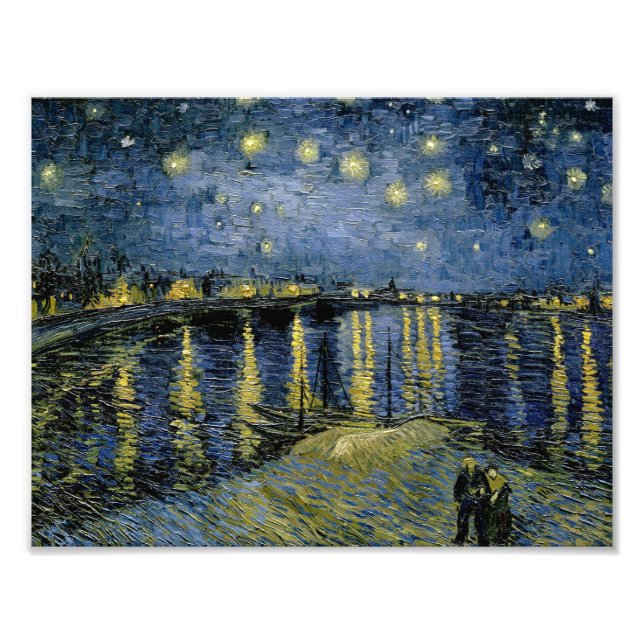 Foto Vincent van Gogh - Noite Estrelada (Frente)