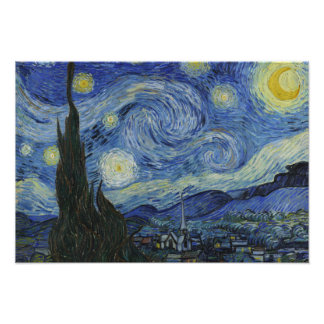 Foto Vincent van Gogh - Noite Estrelada
