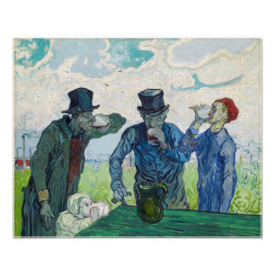 Foto Vincent van Gogh - Os Bebidas, depois de Daumier