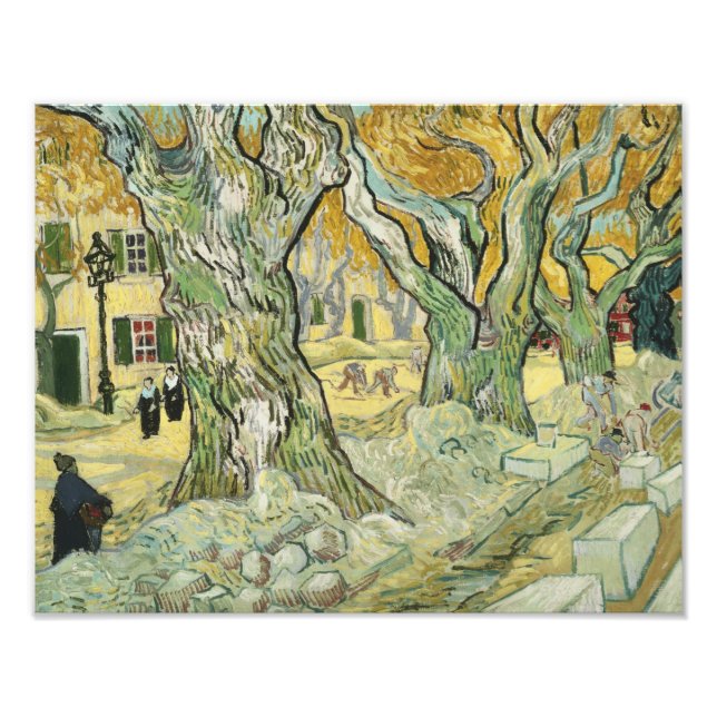 Foto Vincent van Gogh - Os Menders De Estradas (Frente)