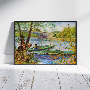 Foto Vincent Van Gogh, pescando na Primavera