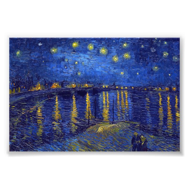 Foto Vincent Van Gogh, pintura A Noite Estrelada (Frente)