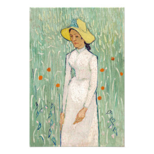 Foto Vincent van Gogh - Rapariga de Branco