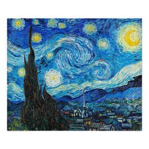 Foto Vincent van Gogh, Starry Night