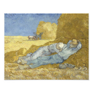 Foto Vincent van Gogh - The Siesta (após Millet)