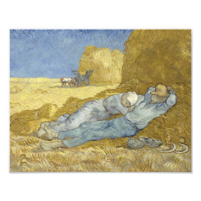 Foto Vincent van Gogh - The Siesta (após Millet) (Frente)