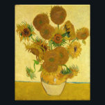 Foto Vincent van Gogh - Vase com Quinze Girassóis<br><div class="desc">Vase com Quinze Girassóis / Vase avec quinze Tornesols - Vincent Van Gogh,  agosto de 1888 - Girassóis versão 1888 (F454)</div>