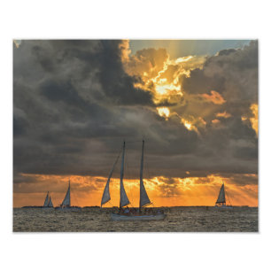 Foto Vindo tempestade no Sunset em Key West, Flórida F