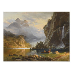 Foto Vintage Albert Bierstadt Indians Speaking Fisherie