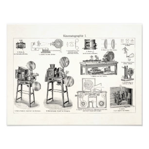 Foto Vintage Antiga Câmara de Filme Antiquada Cinematog