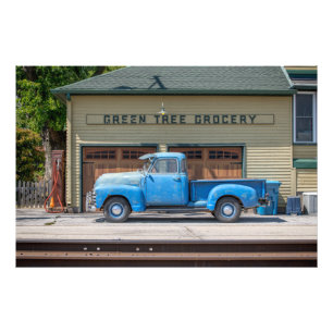 Foto Vintage Blue Chevy