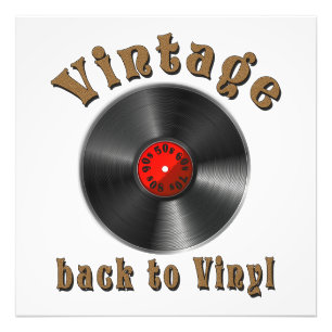 Foto Vintage - De volta ao Vinyl, o recorde voltou