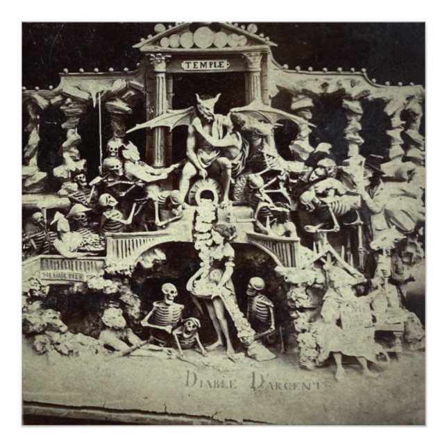 Foto Vintage French Diableries The Devils Den (Frente)