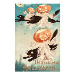 Foto Vintage Halloween Black Cats
