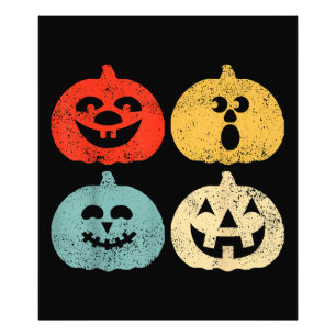 Foto Vintage Halloween Pumpkin Women, Men, Kids, Funny