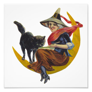 Foto Vintage Halloween Witch