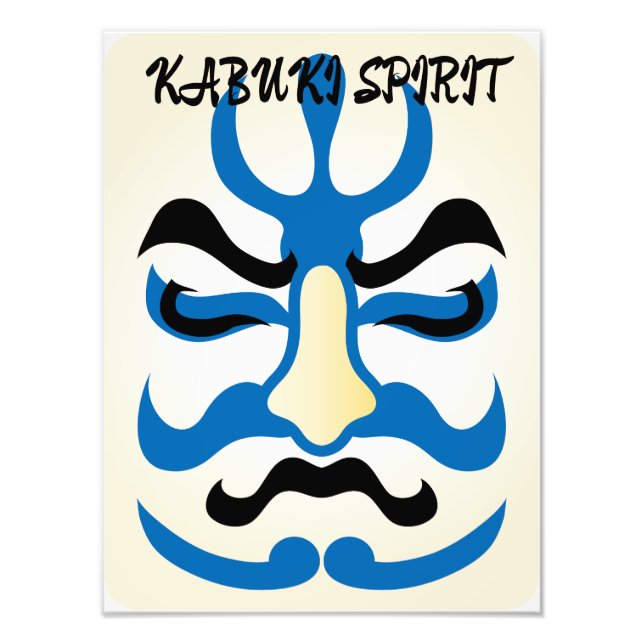 Foto Vintage Kabuki Aestic Engraçado Japonês (Frente)