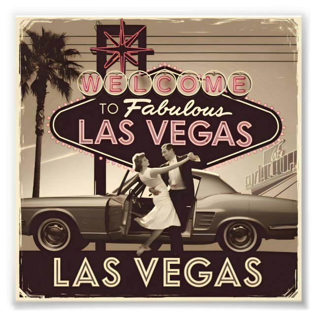 Foto Vintage Las Vegas USA (Frente)